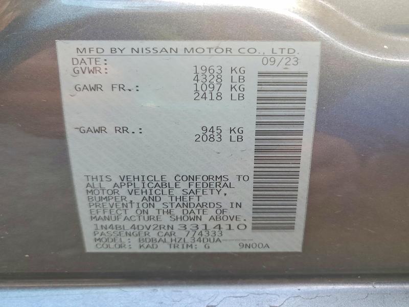 2024 Nissan Altima sv