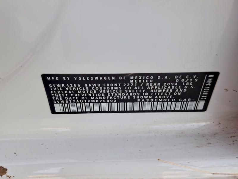 2019 Volkswagen Gti s