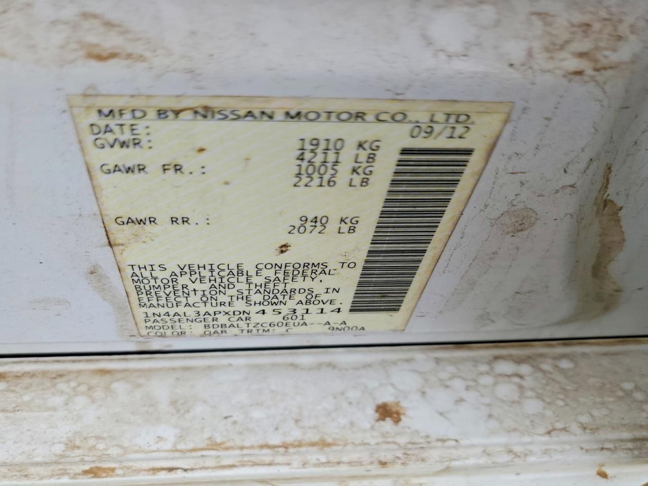 2013 Nissan Altima 2.5