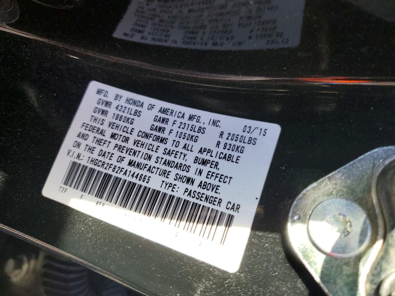 2015 Honda Accord exl