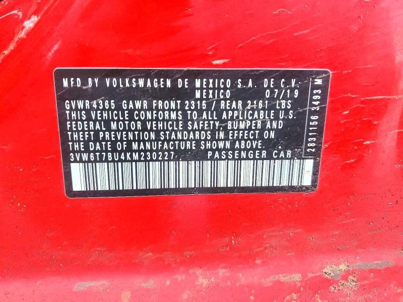 2019 Volkswagen Jetta gli