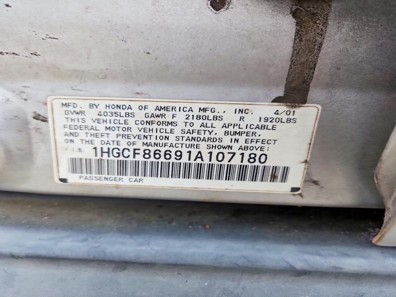 2001 Honda Accord Value
