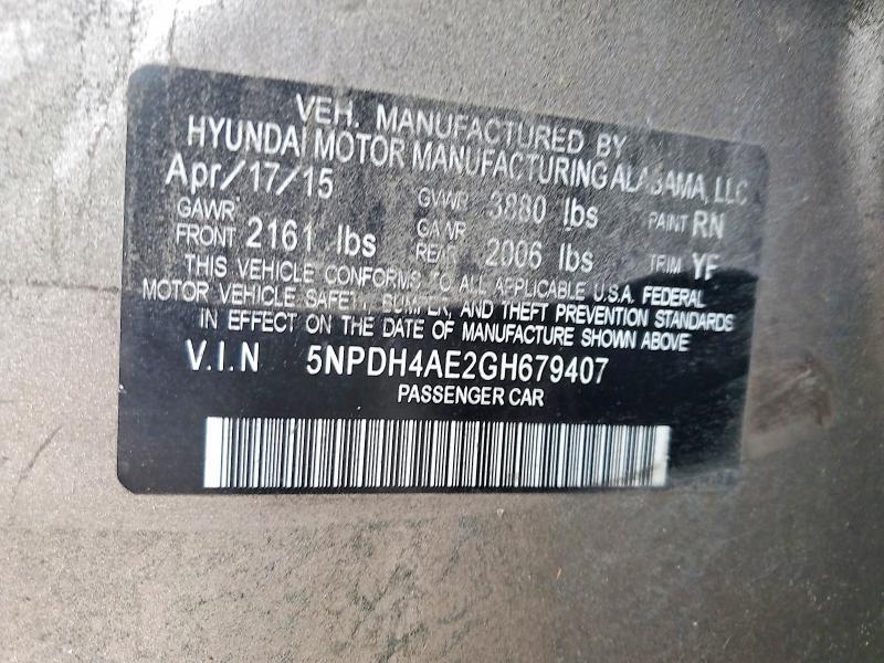 2016 Hyundai Elantra se