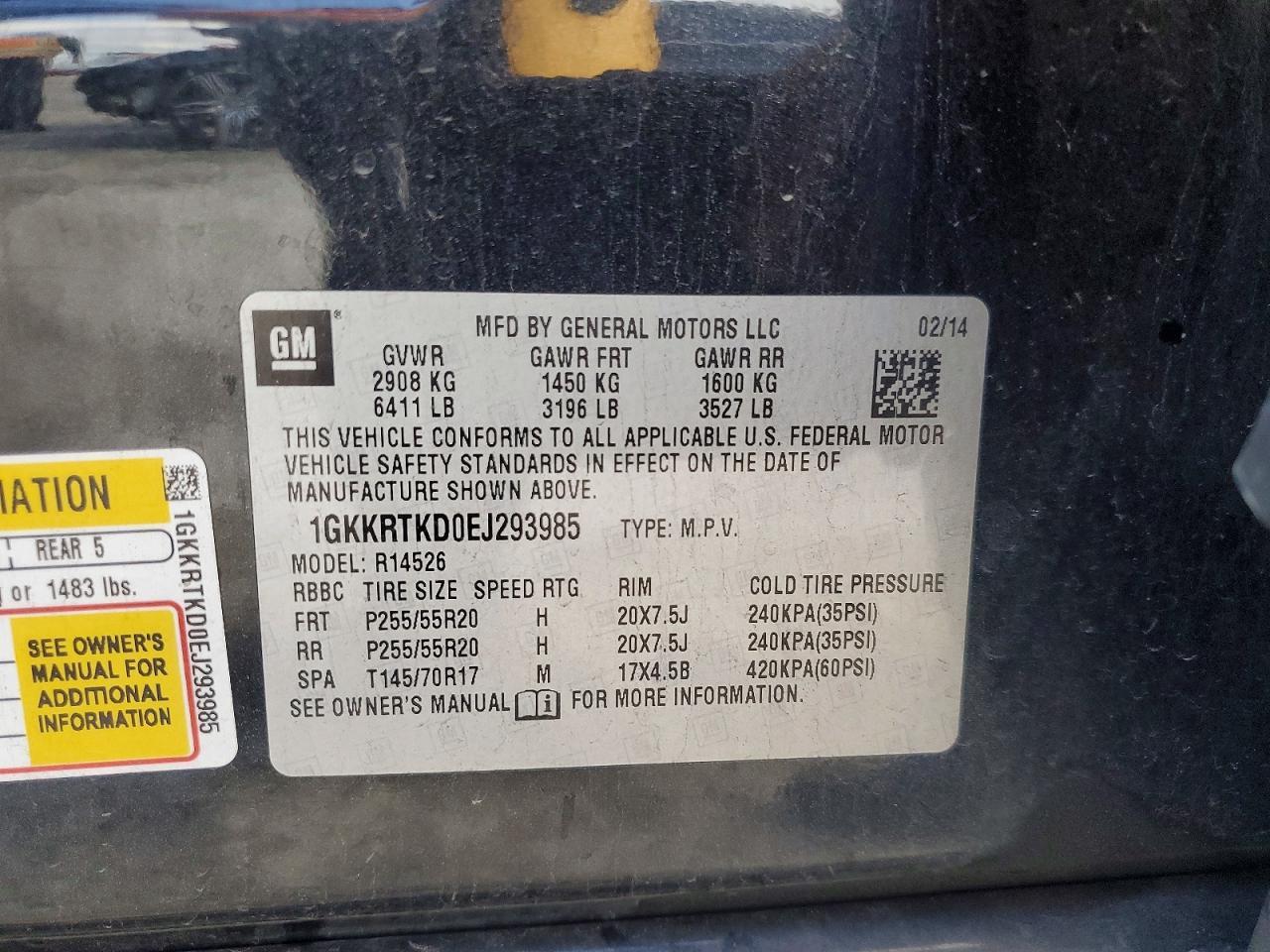 2014 GMC Acadia Denali