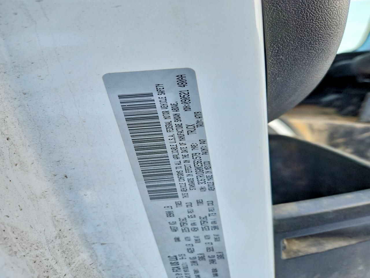 2019 Dodge Ram Promaster 2500 2500 High