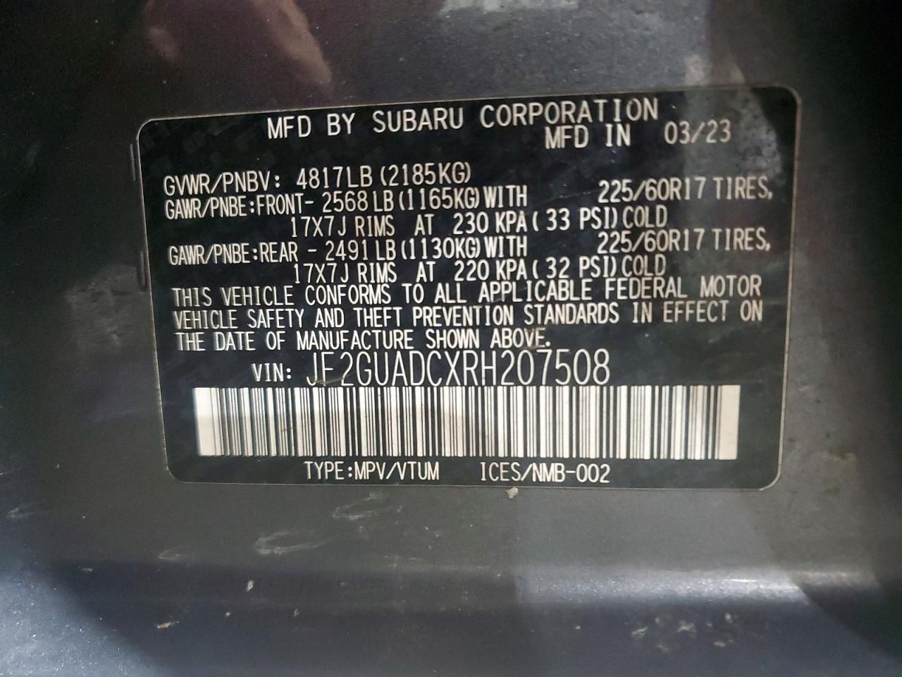 2024 Subaru Crosstrek Premium