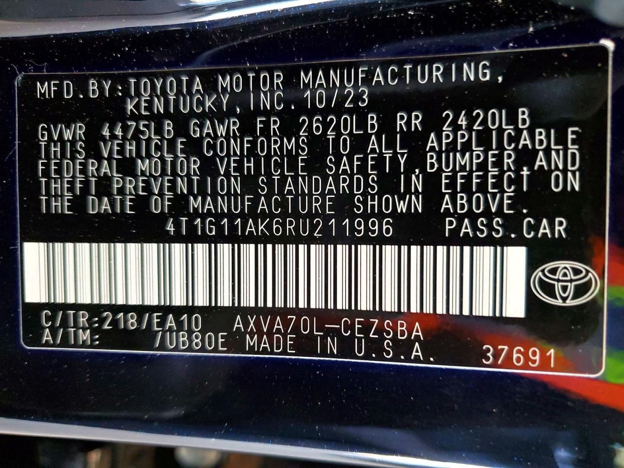 2024 Toyota Camry se Night Shade