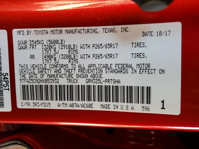 2017 Toyota Tacoma TRD Sport