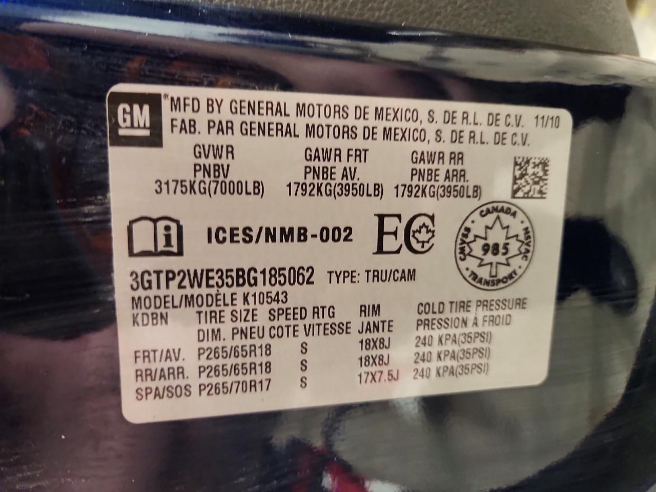 2011 GMC Sierra K1500 slt