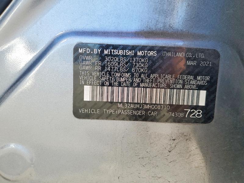 2021 Mitsubishi Mirage es