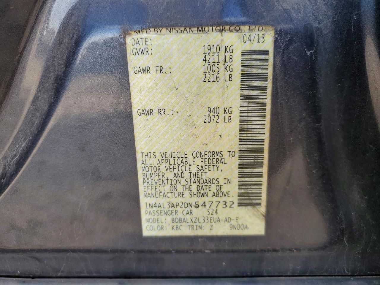 2013 Nissan Altima 2.5