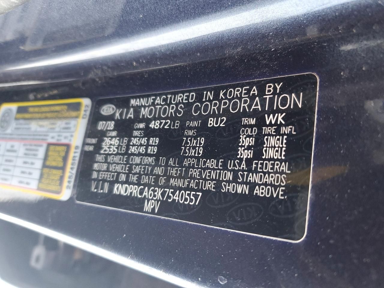 2019 KIA Sportage sx