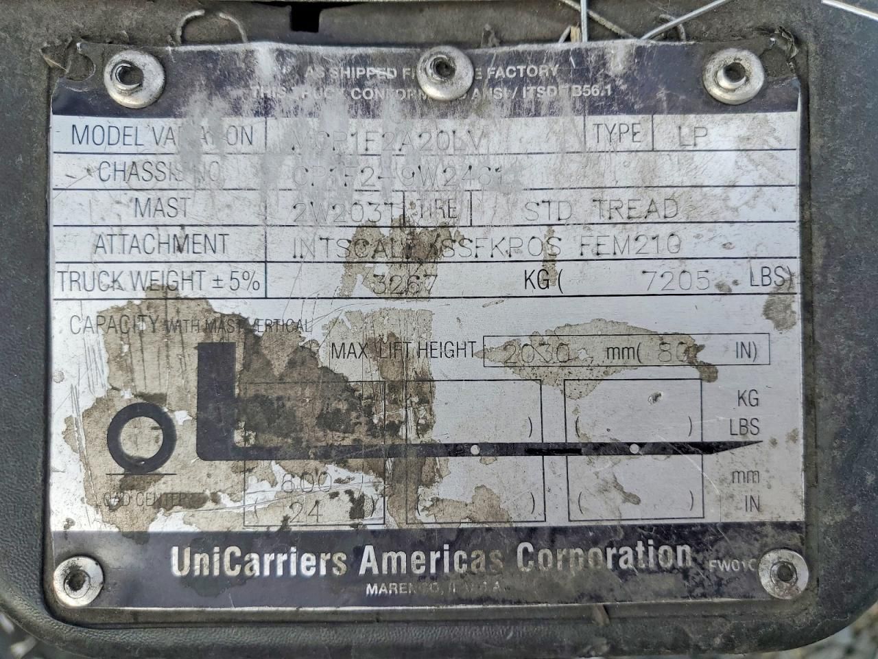 2013 Nissan Forklift