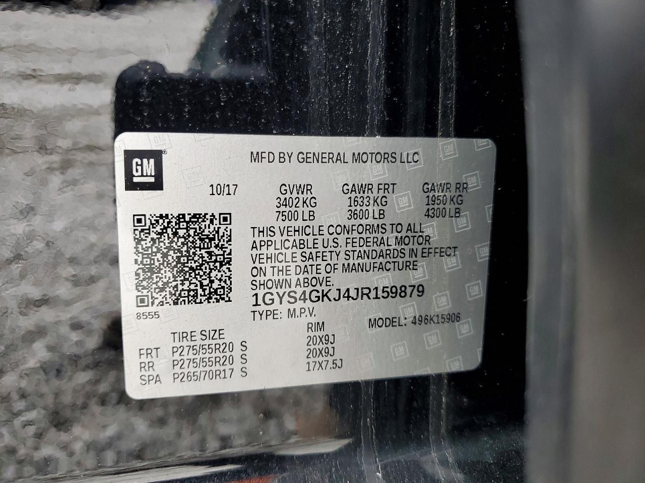 2018 Cadillac Escalade esv