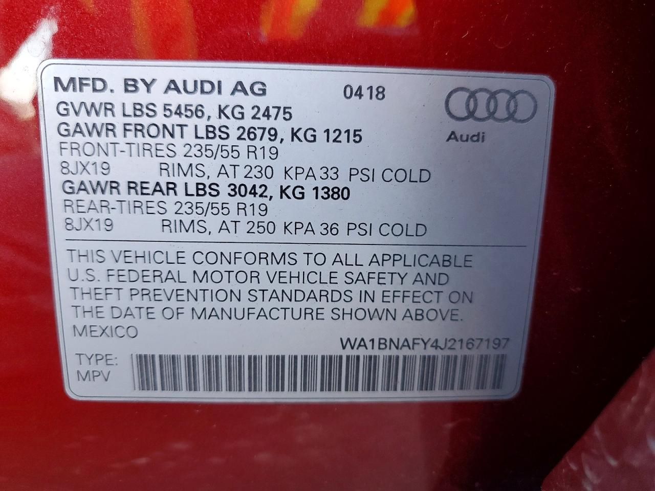 2018 Audi Q5 Premium Plus