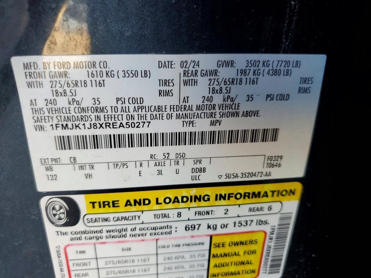 2024 Ford Expedition max xlt