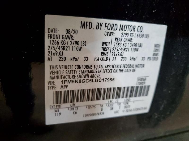 2020 Ford Explorer st