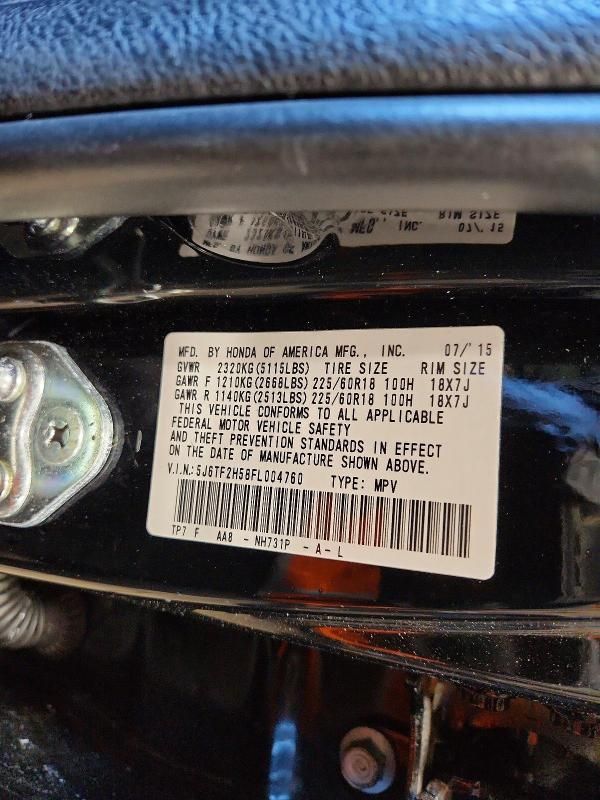 2015 Honda Crosstour exl