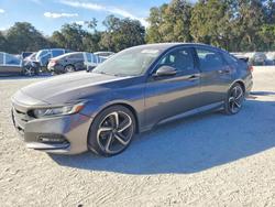 Honda salvage cars for sale: 2019 Honda Accord Sport
