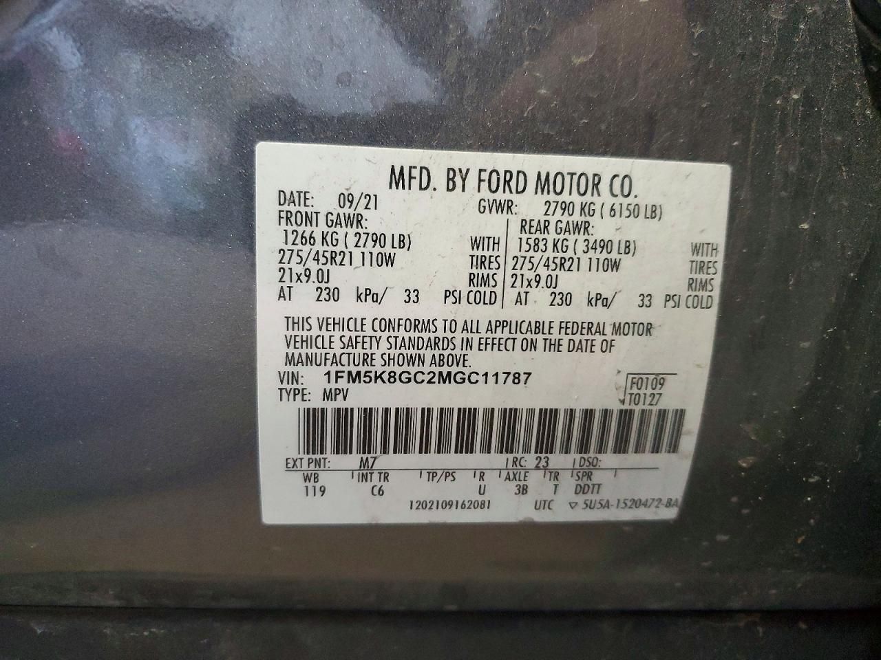 2021 Ford Explorer st