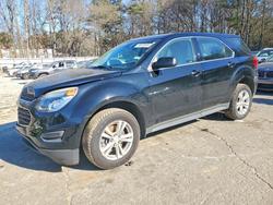 Salvage cars for sale from Copart Austell, GA: 2017 Chevrolet Equinox ls