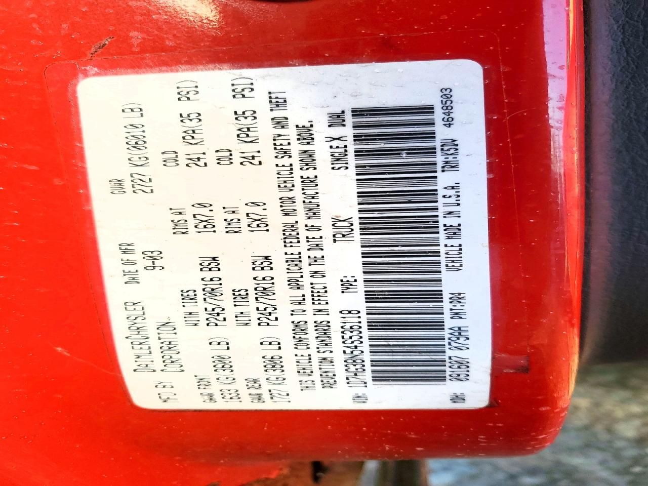 2004 Dodge Dakota Quad Sport