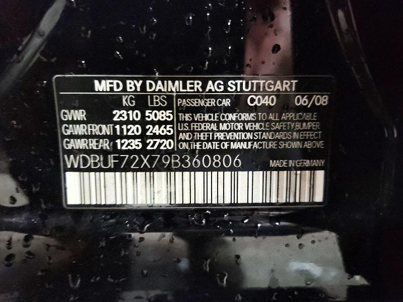 2009 Mercedes-Benz E 550