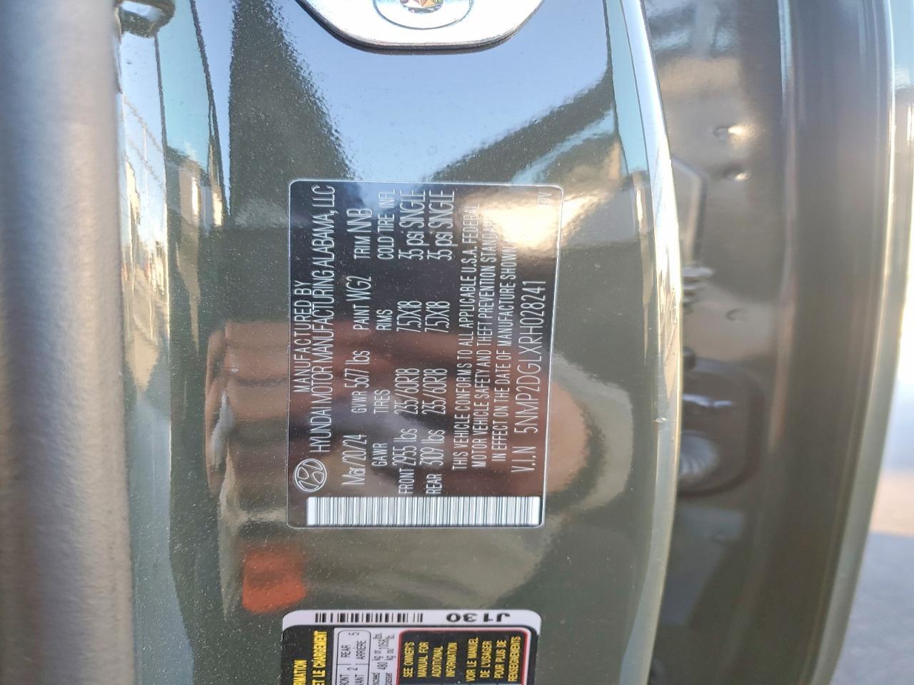 2024 Hyundai Santa fe sel