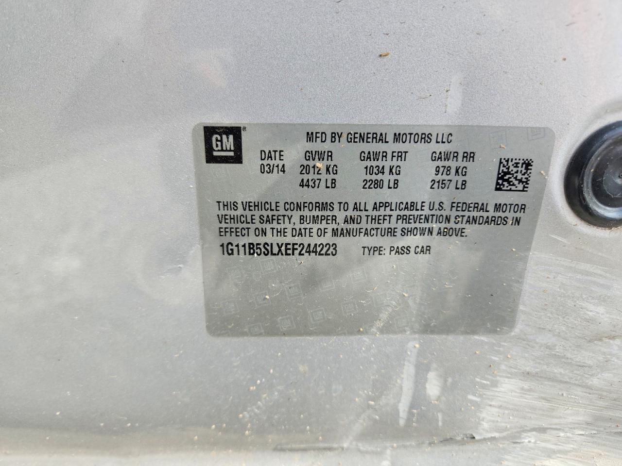 2014 Chevrolet Malibu ls