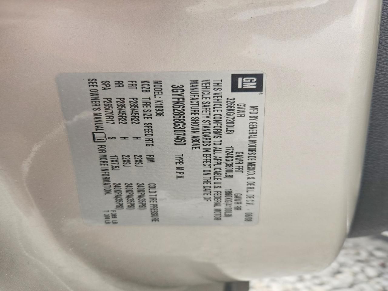 2008 Cadillac Escalade ext