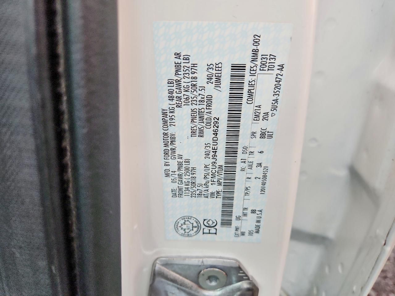 2014 Ford Escape Titanium