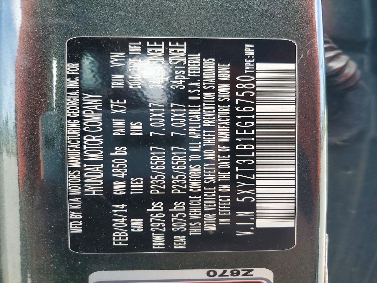 2014 Hyundai Santa fe Sport