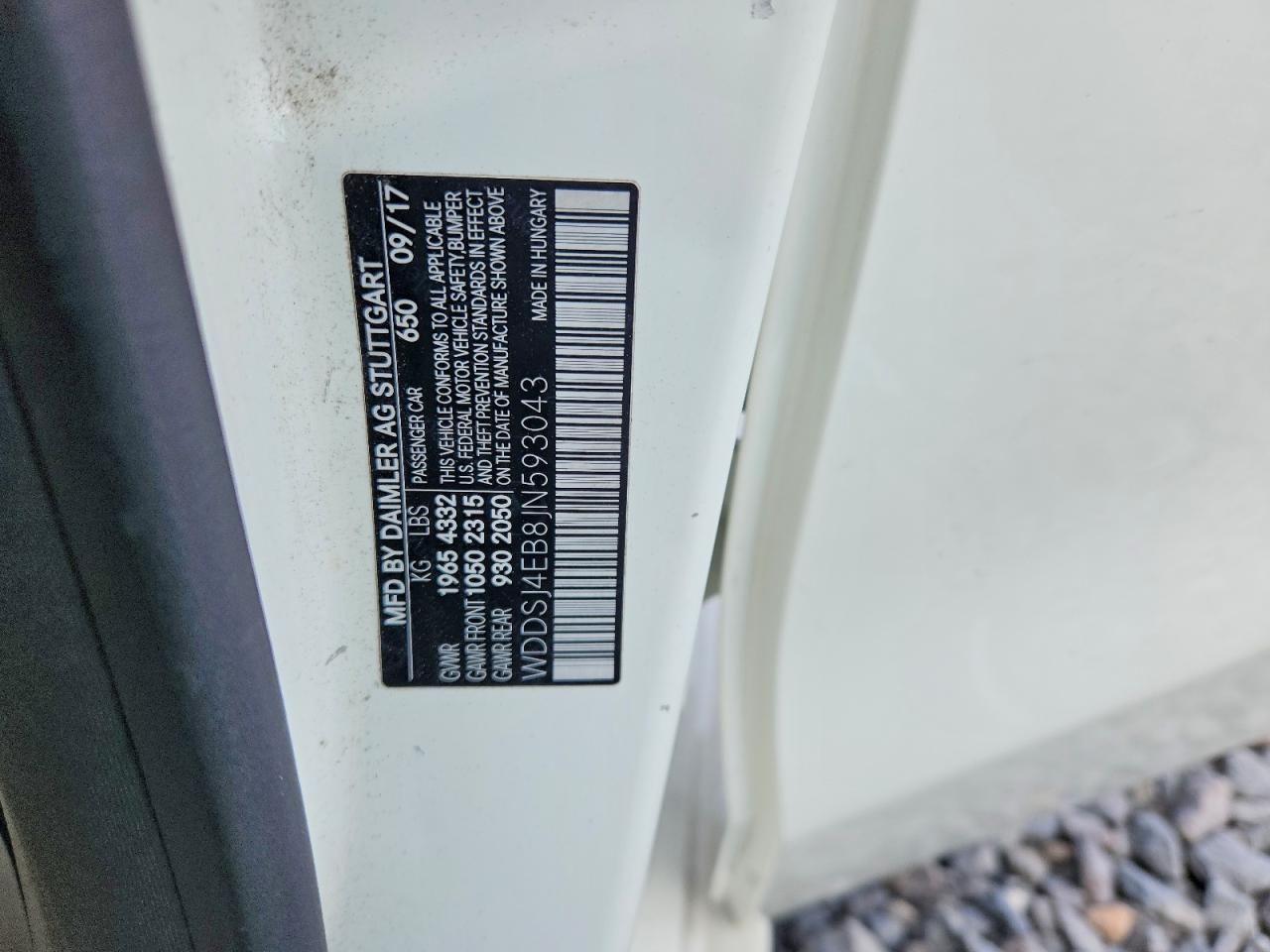 2018 Mercedes-Benz Cla 250