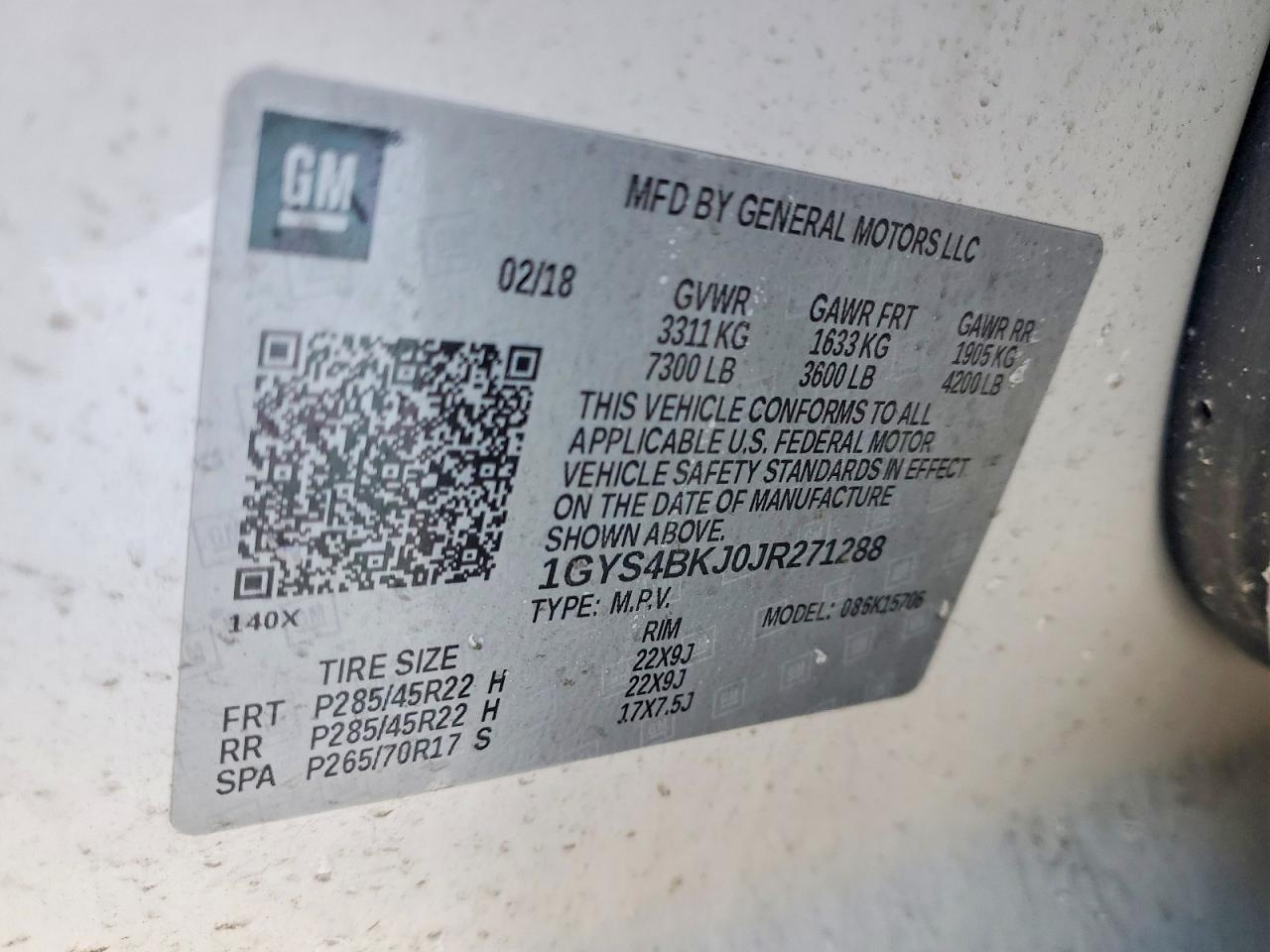 2018 Cadillac Escalade Luxury