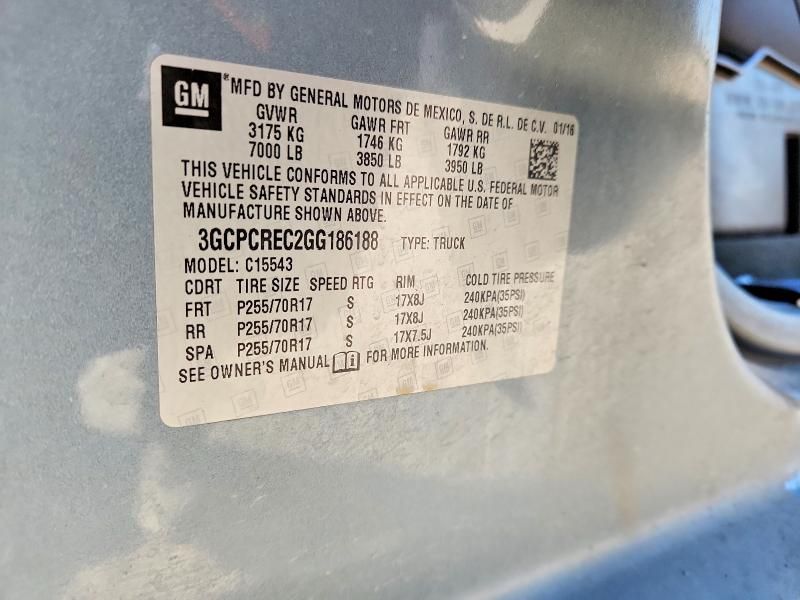 2016 Chevrolet Silverado C1500 lt