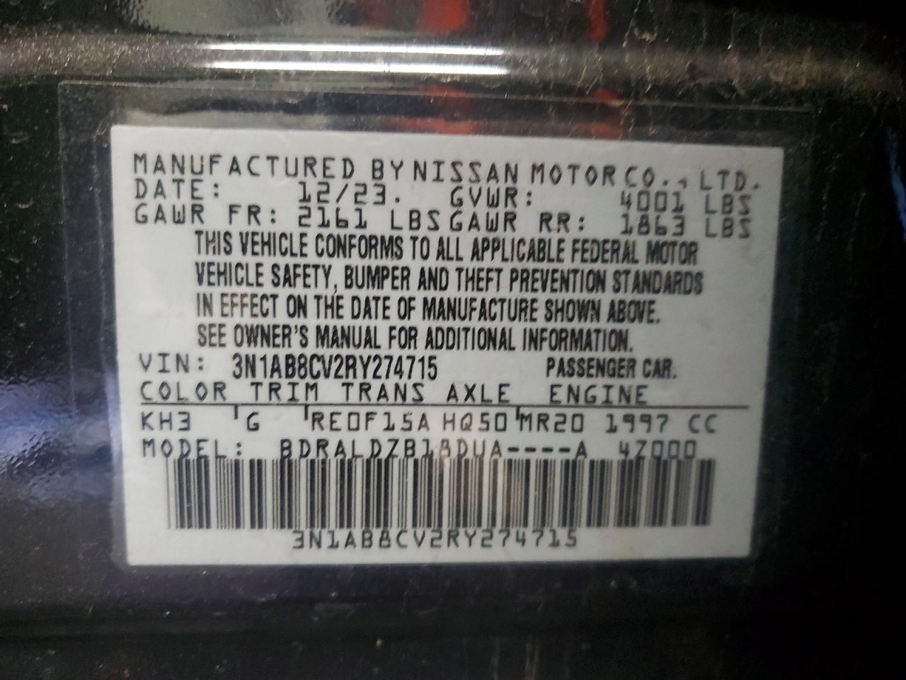 2024 Nissan Sentra sv