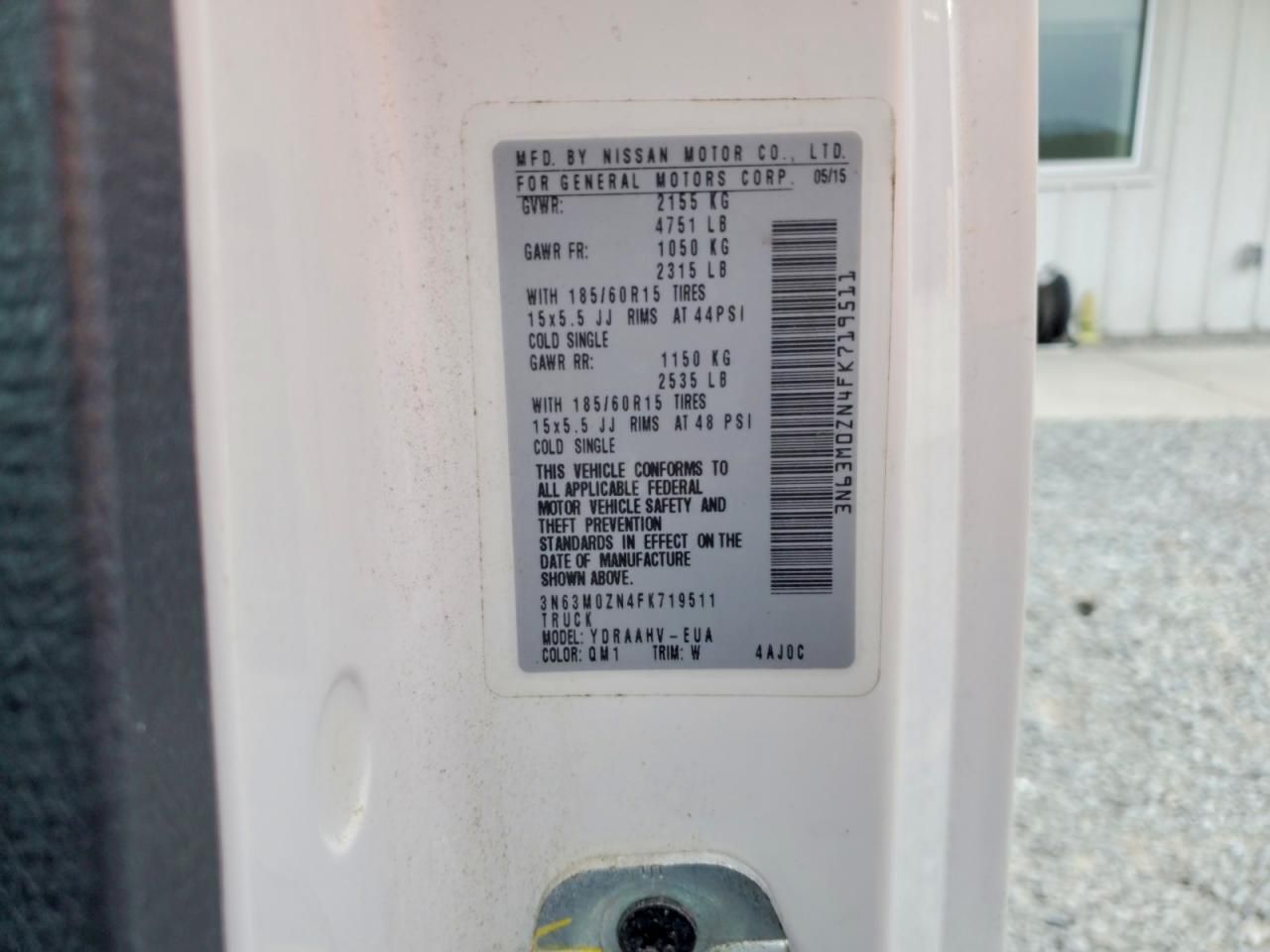 2015 Chevrolet City Express LT