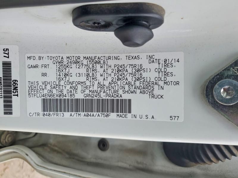 2014 Toyota Tacoma Double cab