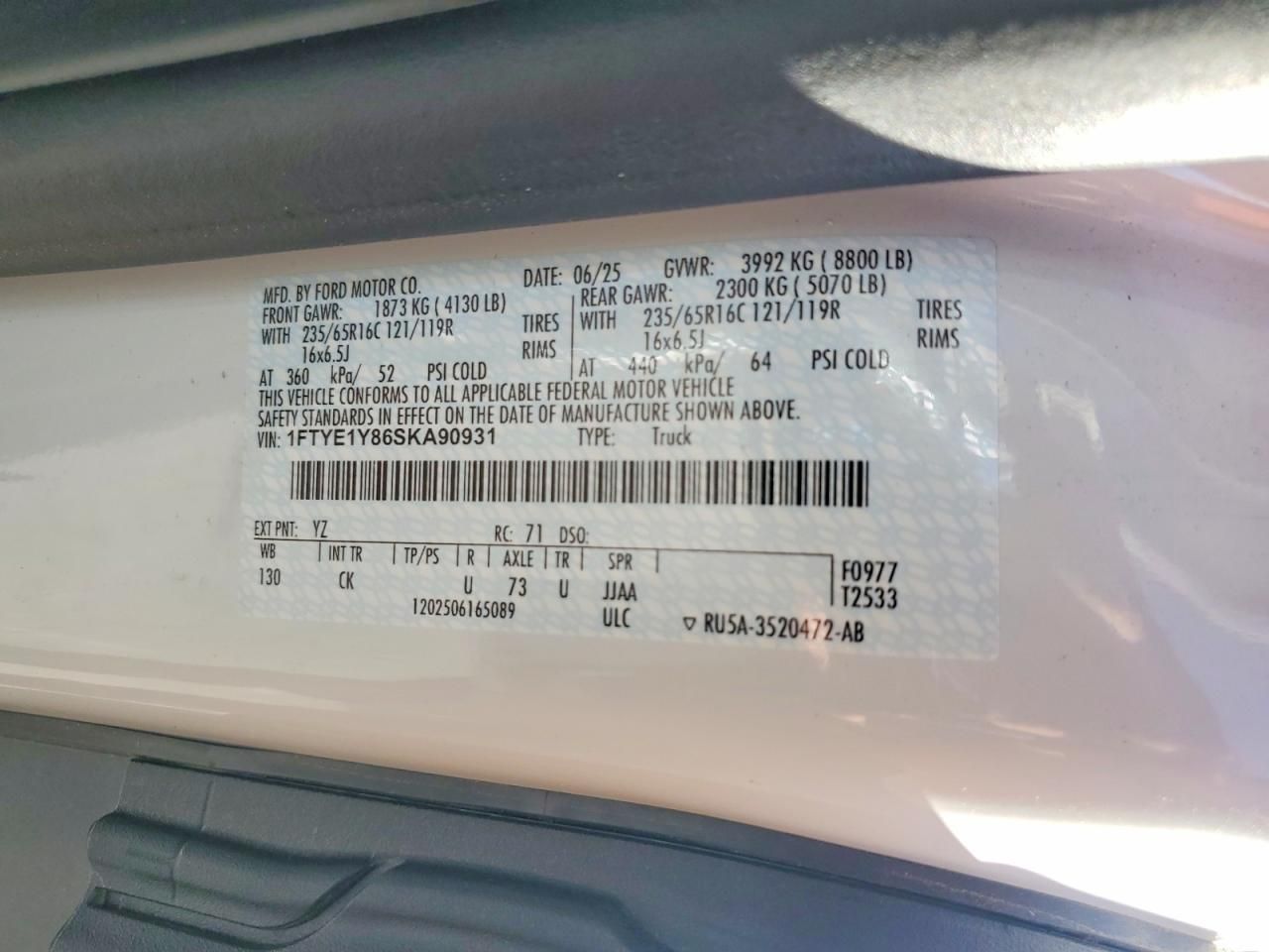 2025 Ford Transit T-150 Delivery van