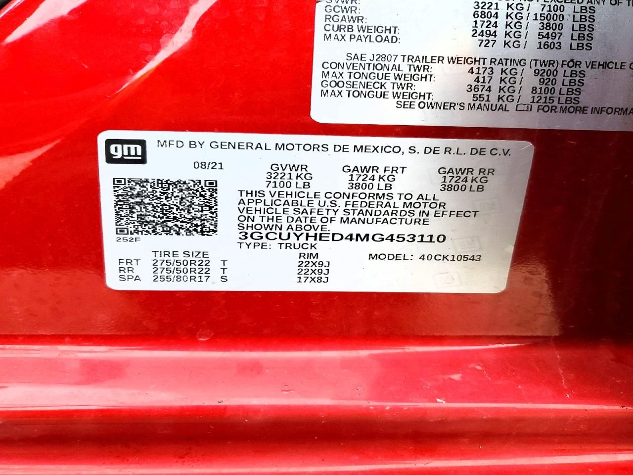 2021 Chevrolet Silverado K1500 High Country