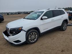 Jeep salvage cars for sale: 2021 Jeep Cherokee Latitude lux