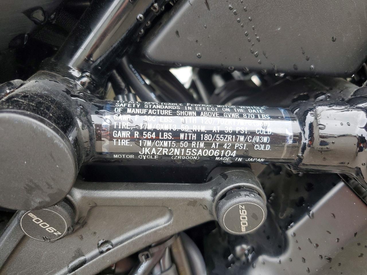 2025 Kawasaki ZR900 N