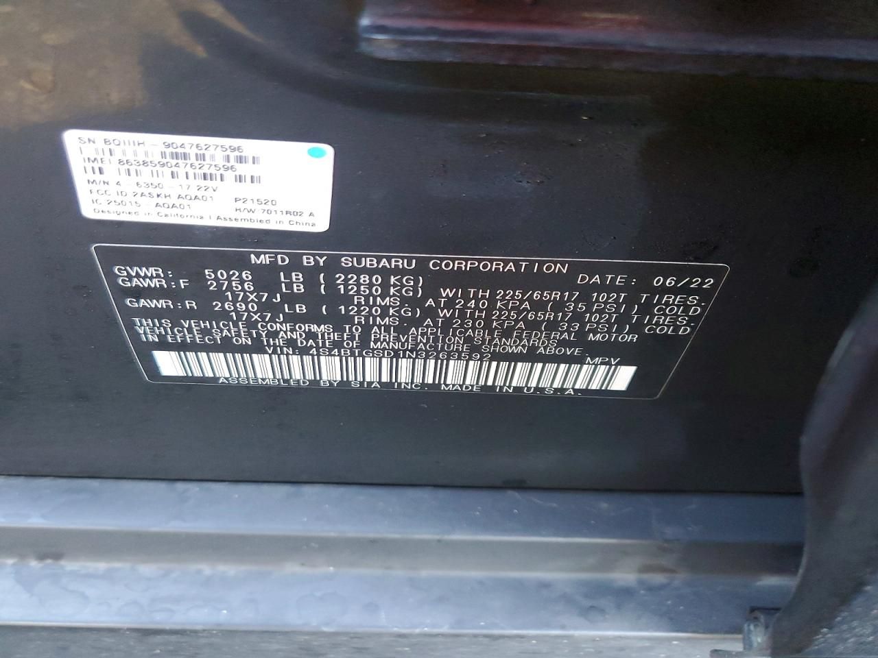 2022 Subaru Outback Wilderness