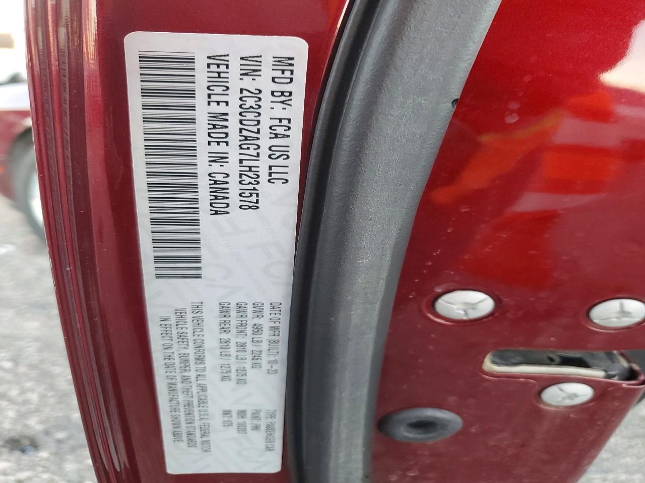 2020 Dodge Challenger sxt