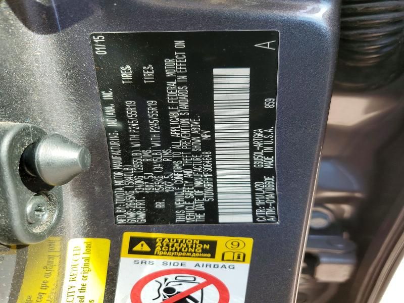 2015 Toyota Highlander Limited