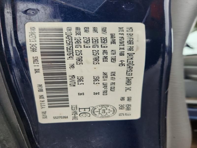 2005 Dodge Caravan se