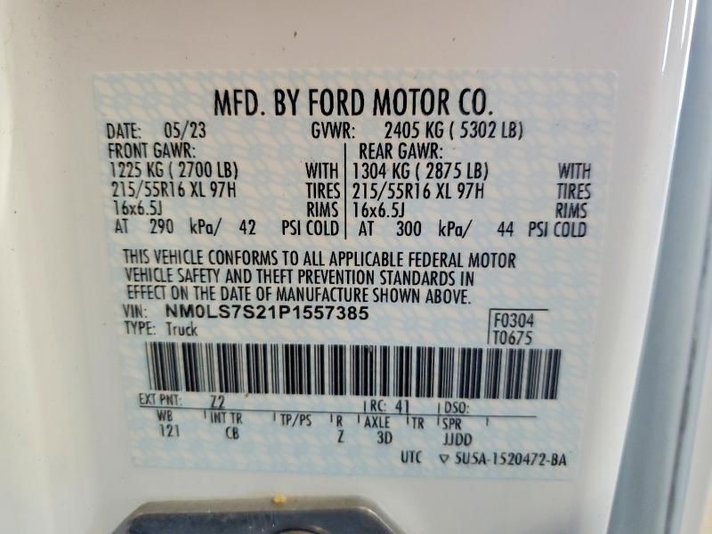 2023 Ford Transit Connect Delivery Van