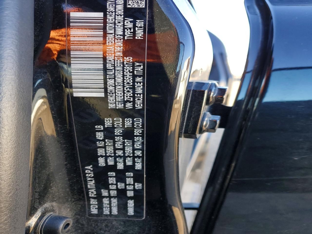 2017 Fiat 500x Trekking