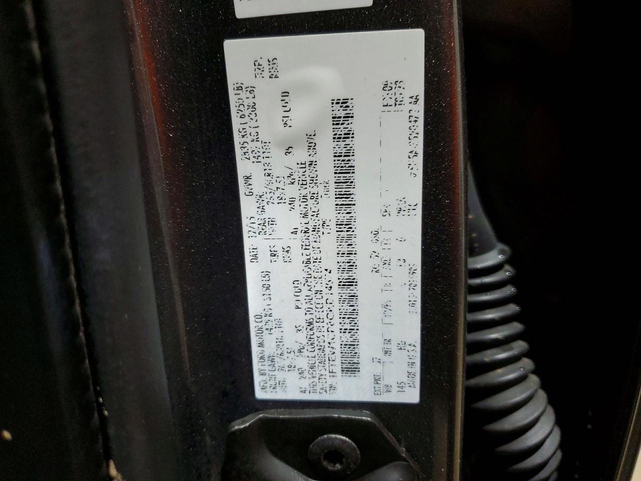 2016 Ford F150 Supercrew