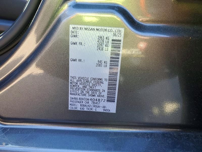 2025 Nissan Altima sv